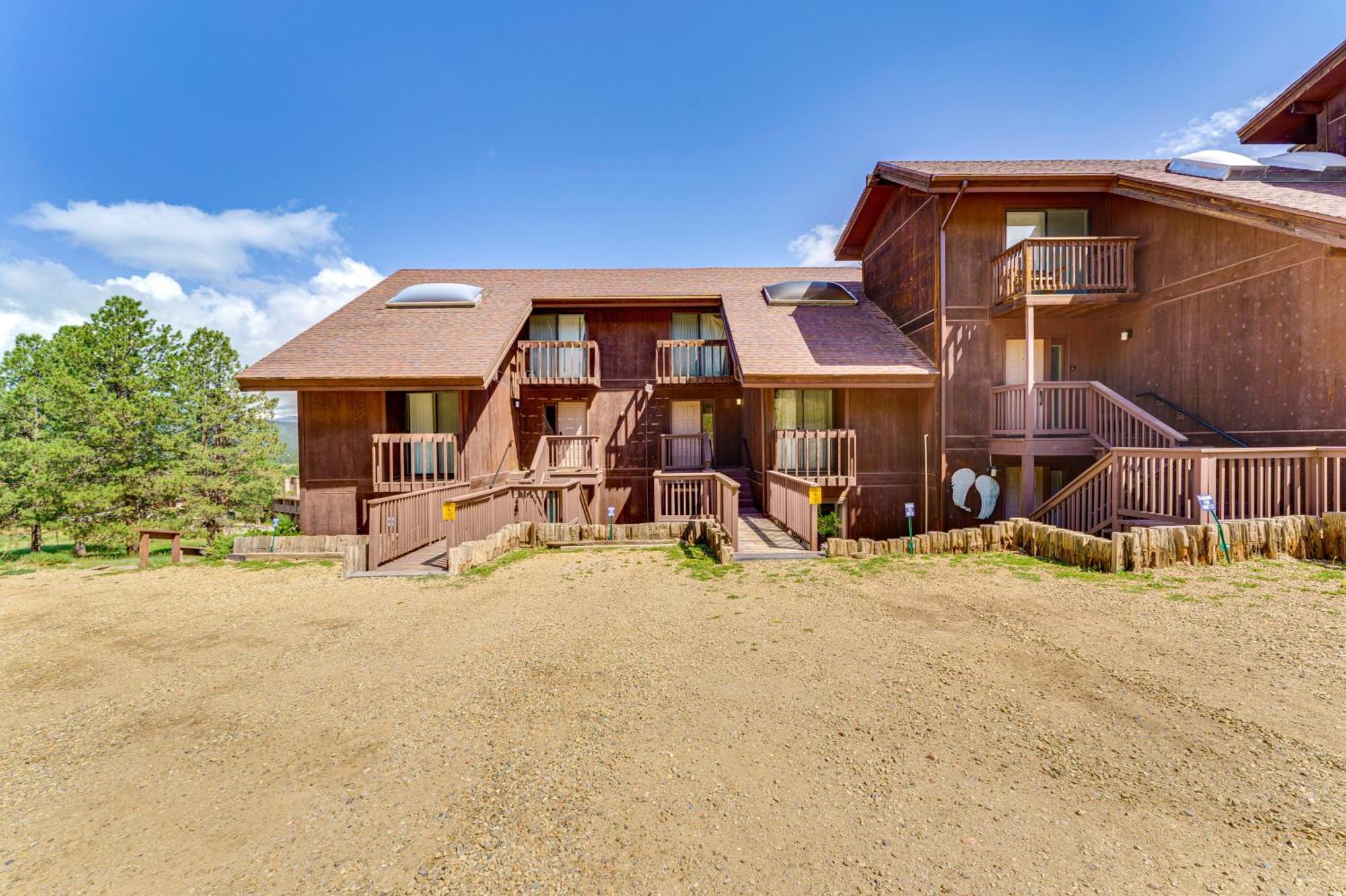 Angel Fire Mountain Condo Steps To Ski Resort! 外观 照片